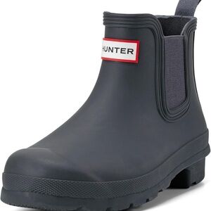 Hunter Black Ankle Rain Boots